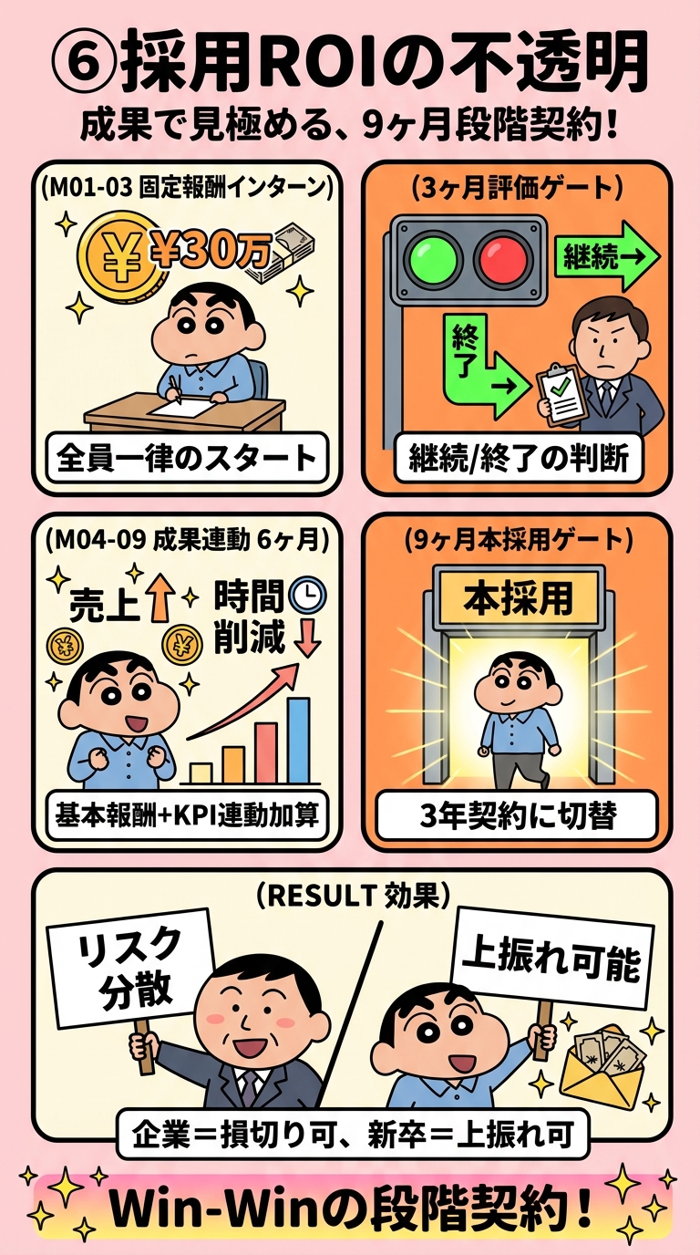 9ヶ月段階・成果連動型 新卒トライアル契約